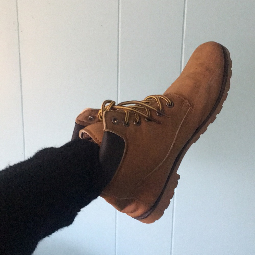 Construction looking boots